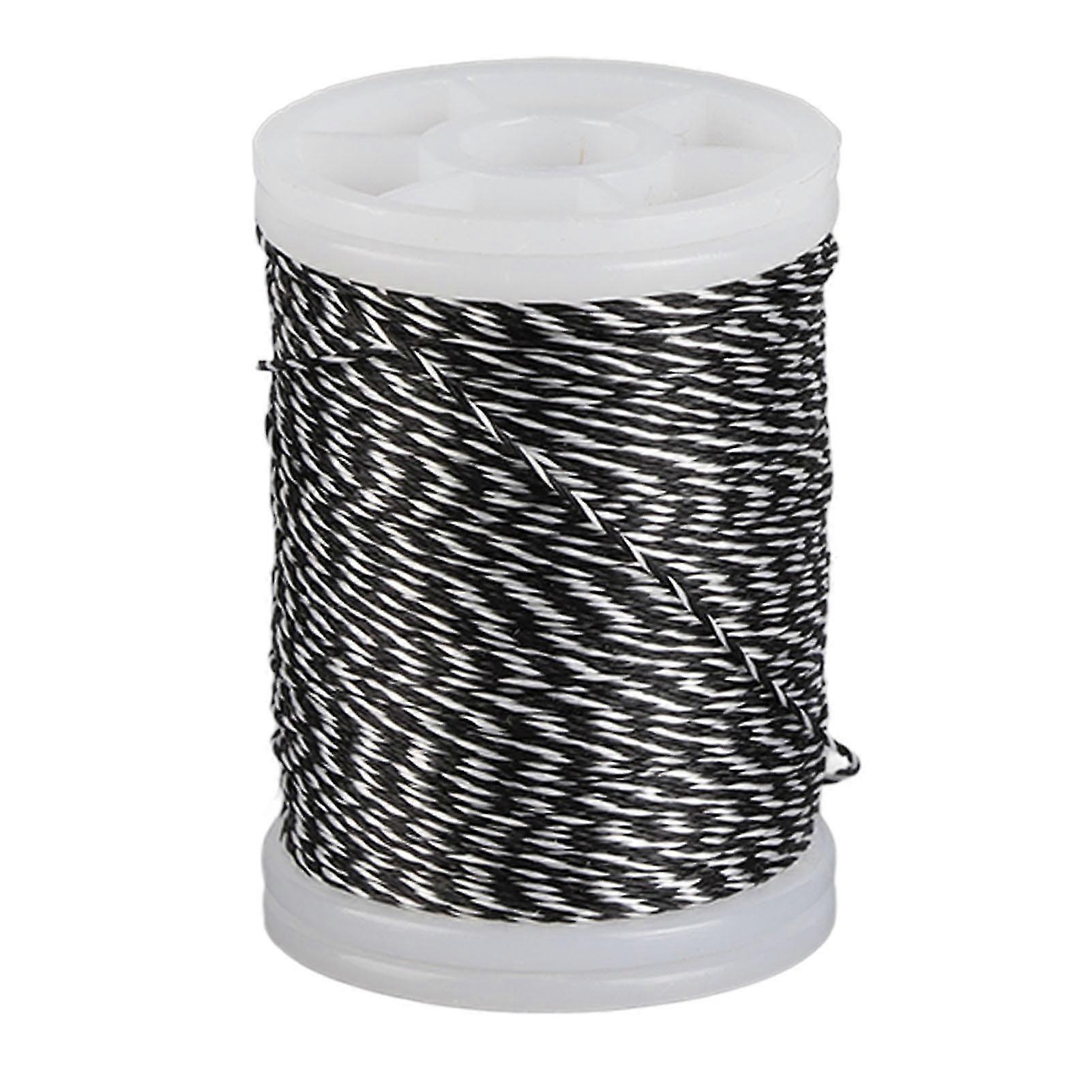 Bowstring Serving Thread Durable Polyethylene Bowstring compatible with Recurved Bow Composite Bow White and Black