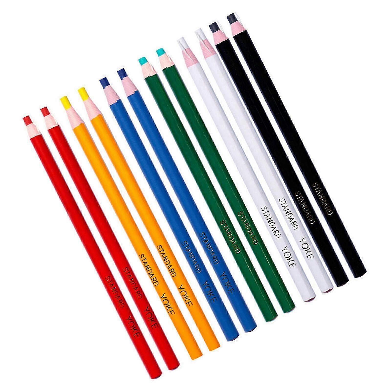 Assorted Color Wax Crayons for Drawing and Coloring, 12 Pack