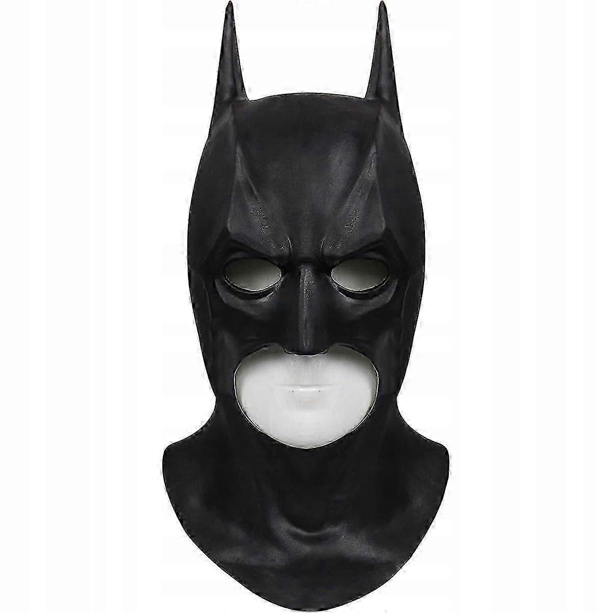 Face Mask Batman Latex Black