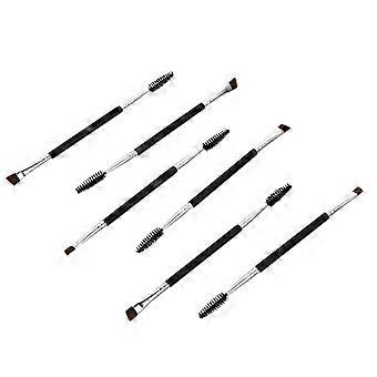 Eyebrow Double Ended Brush for Makeup Use 18Pcs Set with Angled and Spoolie