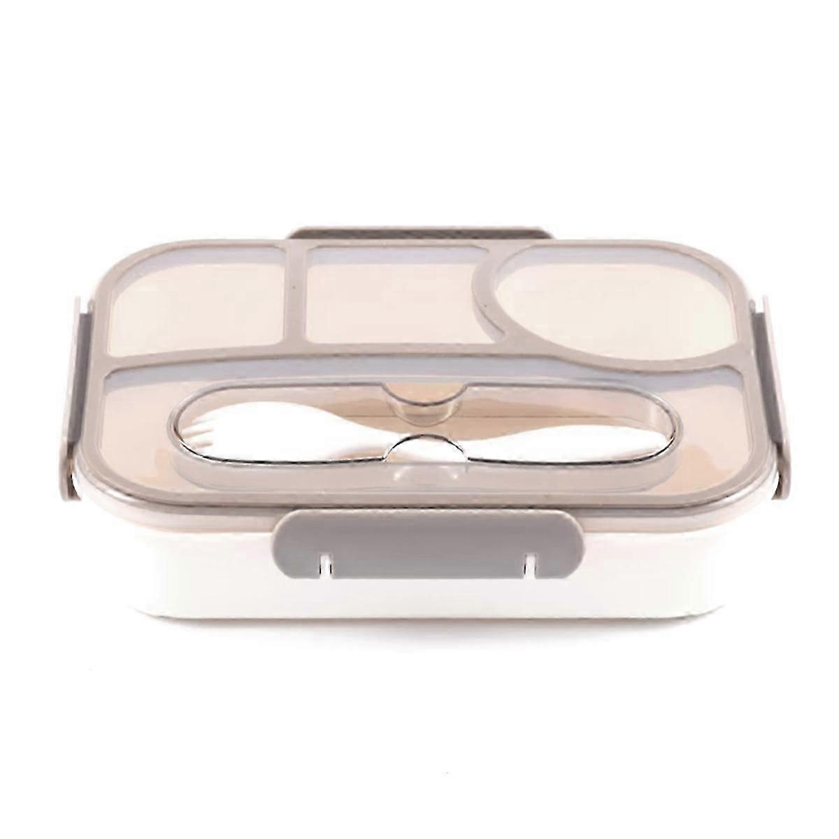 Bento box 4-compartment lunch container with utensils