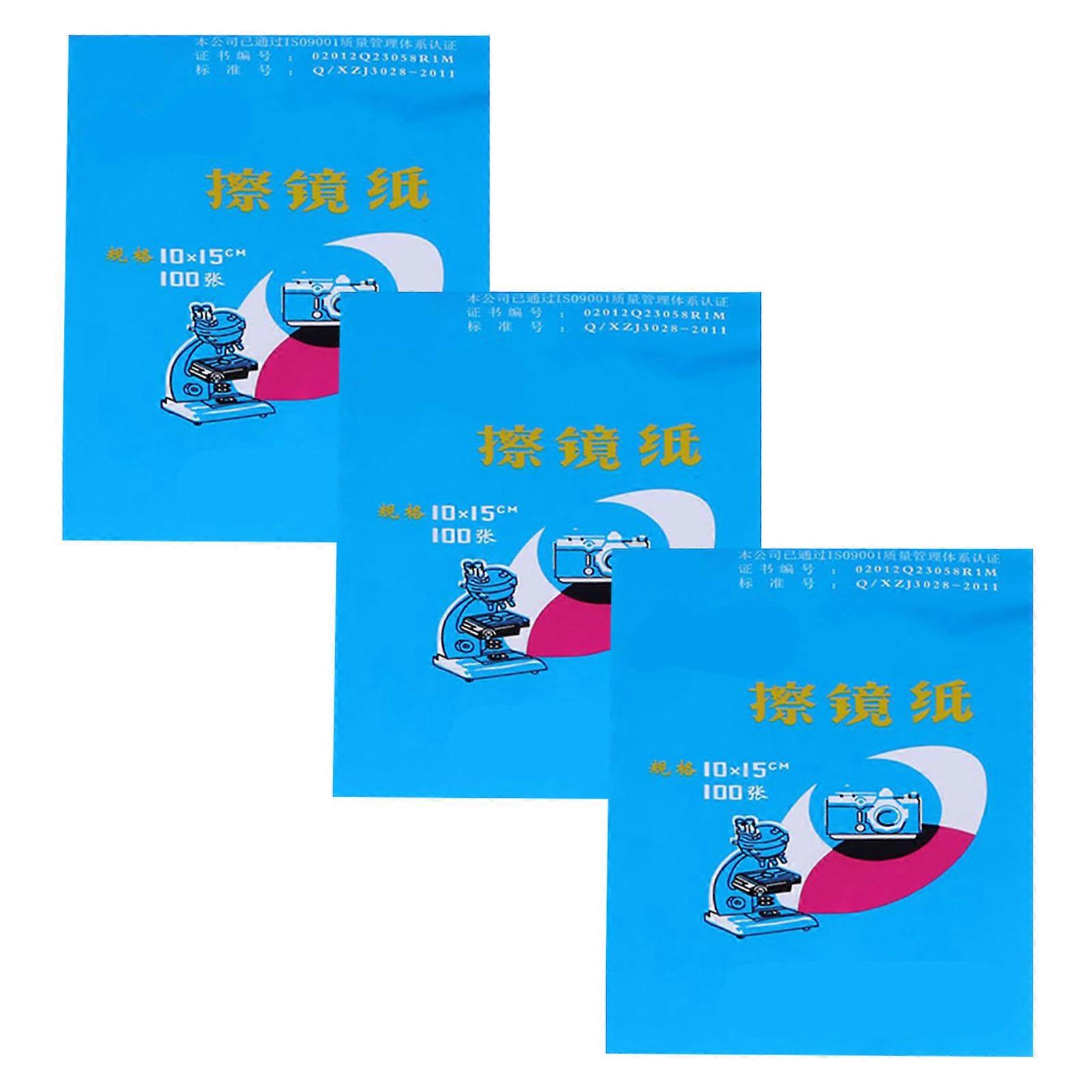 300pcs Ultrasoft Microscope Cleaning Paper Safe Microscope Cleaning Tissue