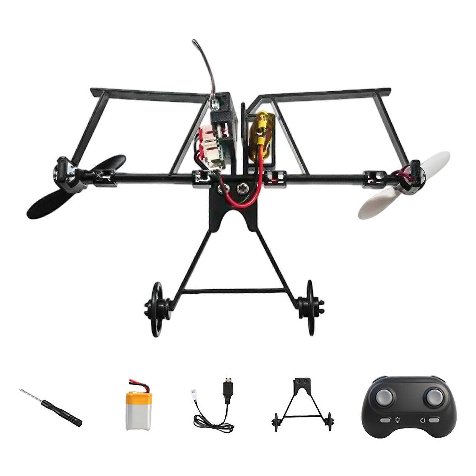 Dual Propeller RC Plane Launcher, Remote Control Paper Airplane Kit