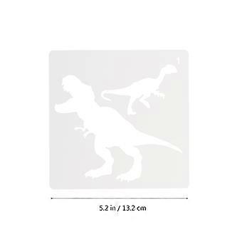 10PCS Art Painting Template Dinosaur Painting Template Reusable Drawing Stencil