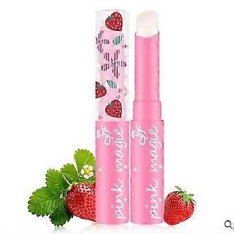 2025 Nytt Strawberry Lipstick Färgskiftande Fuktgivande Läppstift Strawberry bleknar Lip Lines Fuktgivande