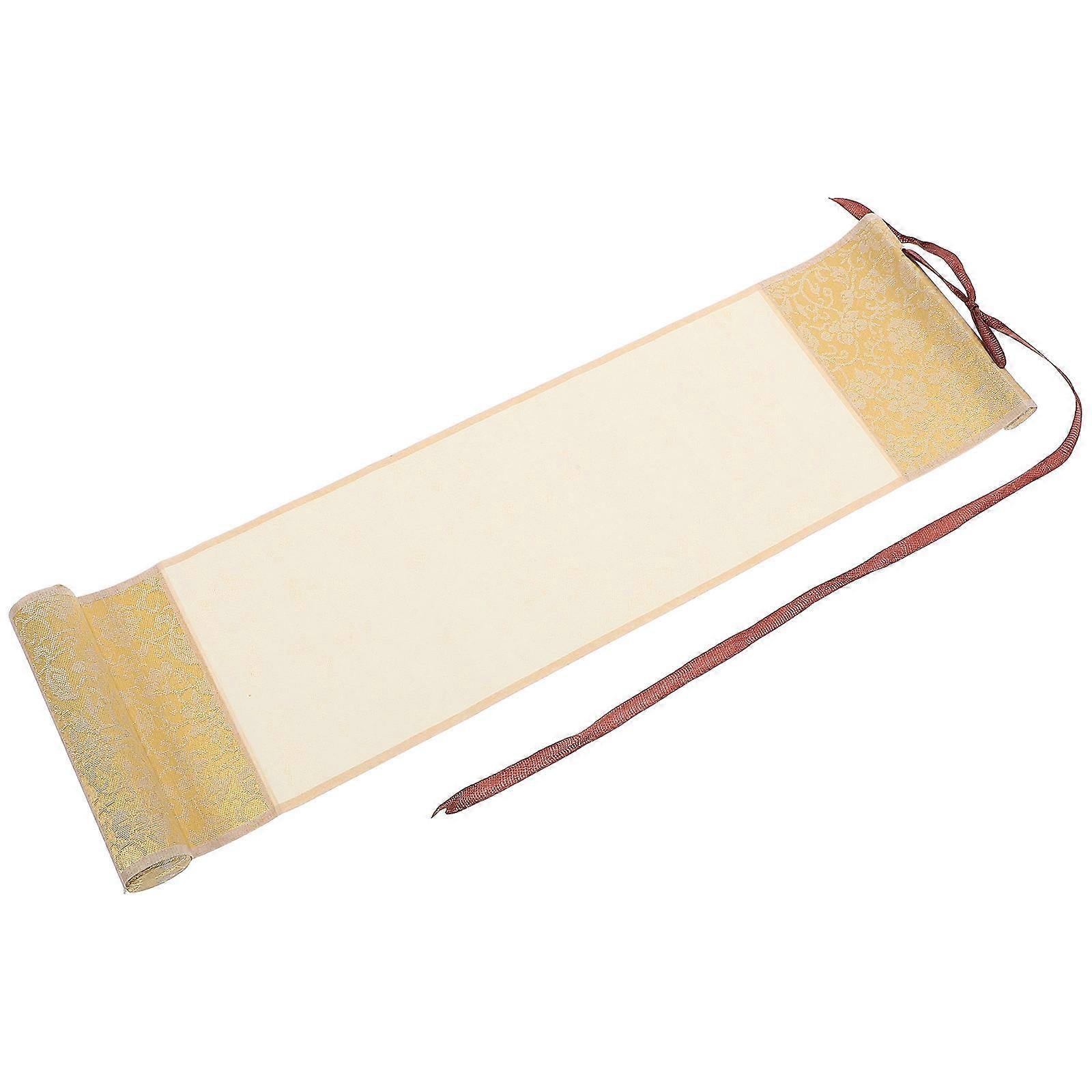 Blank Scroll Small Chinese Painting Calligraphy Scroll Decorative Scroll Wall Scroll