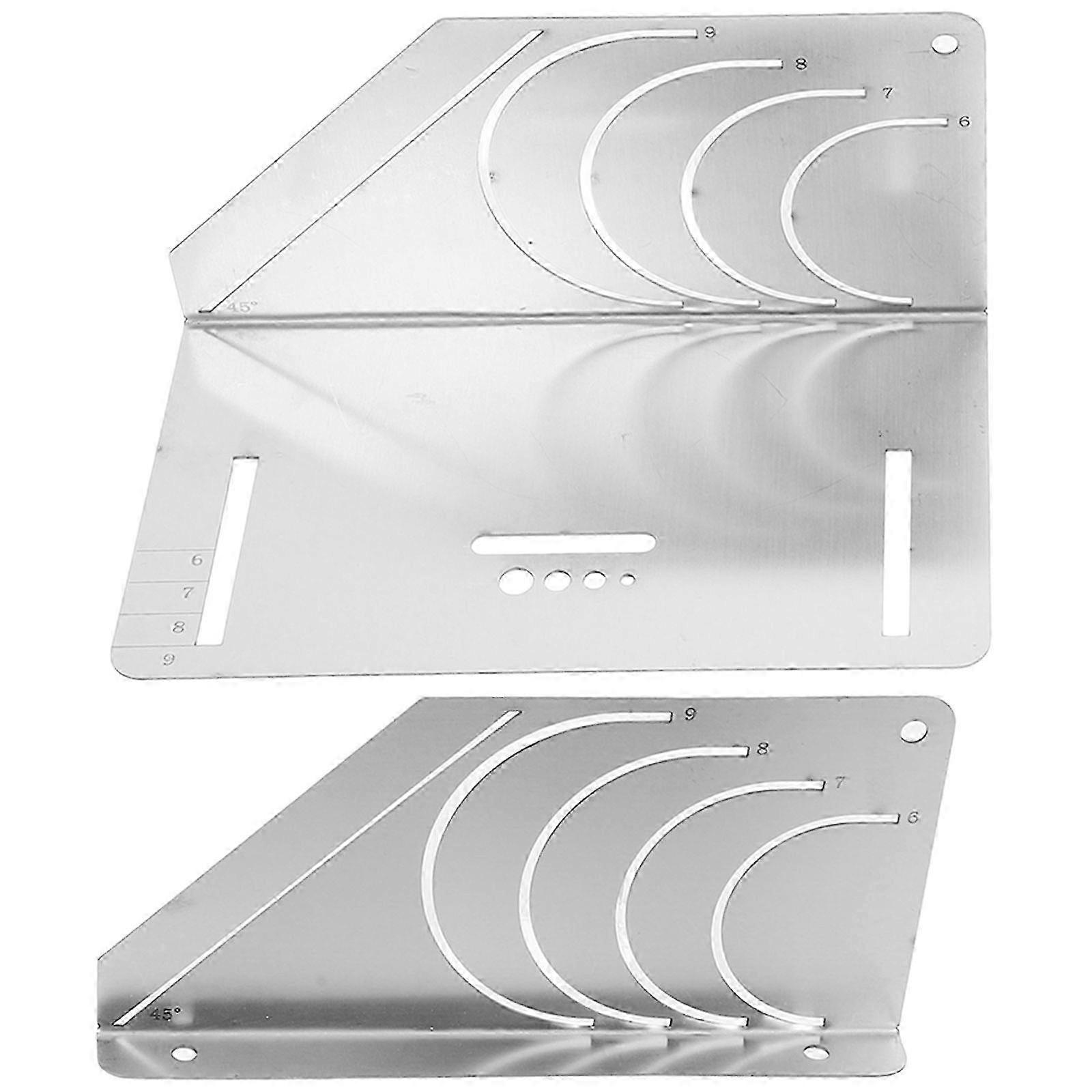 Insulation Cutter Guide Stainless Steel Tool compatible with Precise Cutting 1Set