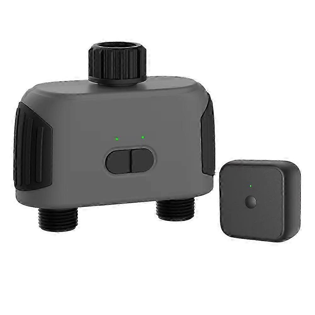 Smart Irrigation Timer with Bluetooth/WiFi, Programmable Water Valve, Automatic Lawn Sprinkler, Rain Delay Controller