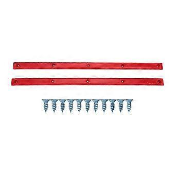Ribbein Rails Slitesterk Slitesterk Stabil Fleksibelt Glossy Utseende Longboard Rails Ribs BonesRed