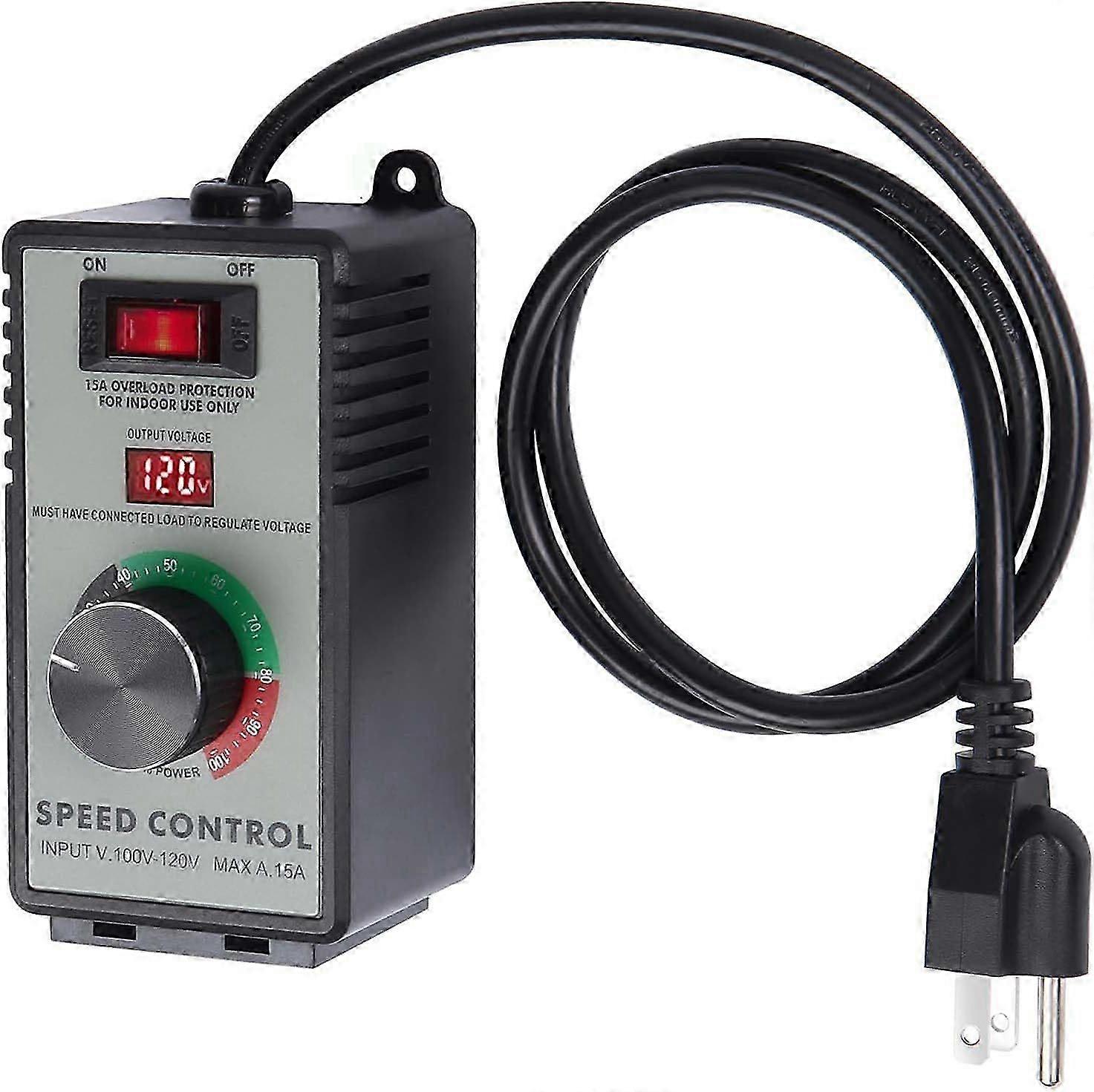 AC Motor Variable Speed Controller & Fan Controller with Rheostat, Variable
