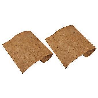 Reptile Mat Coconut Fiber Bedding Liner 4Pcs for Breathable Pet Environment