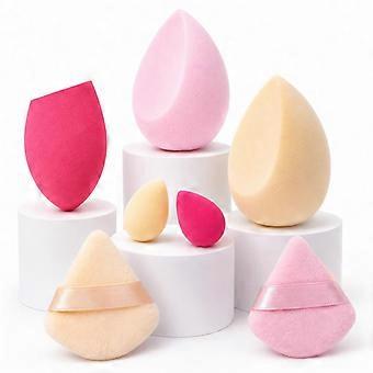 Ultra Soft Makeup Sponge Set – 7 Latex-Free Beauty Blenders for Flawless Foundation, Concealer & Powder Application (Dry & Wet Use)