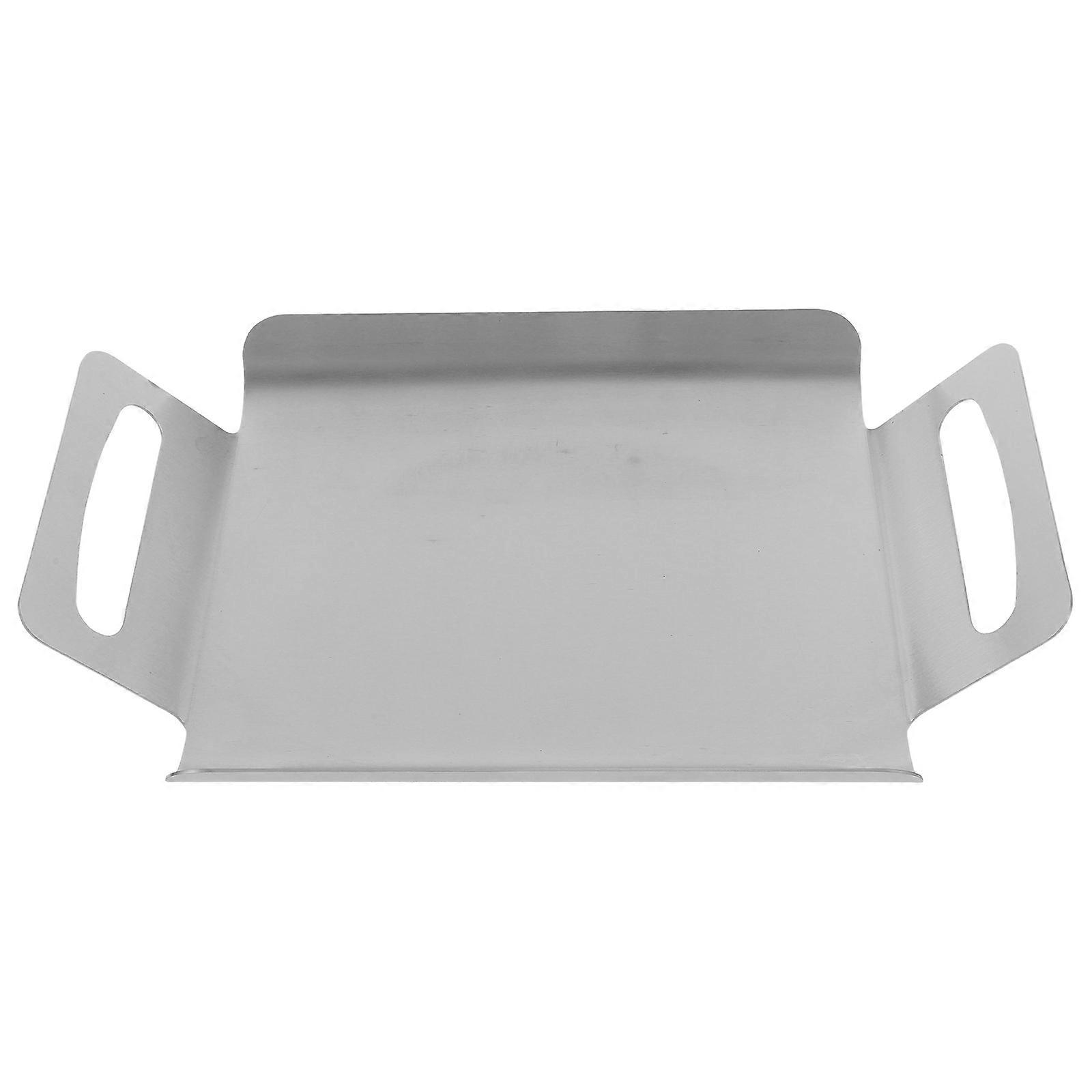 Serving Platter With Handle Tea Serving Tray Rectangular Shape For General Users 1Set