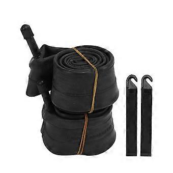 2 stks/set Butyl Rubber Fiets Binnenband Uitstekende Afdichting Fiets Velg Rubber Binnenband 16x1.75/2.125in YMQX)