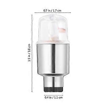 Bike Valve Lamp for Bike Wheel Use with 6Pcs Colorful Luminous Lights