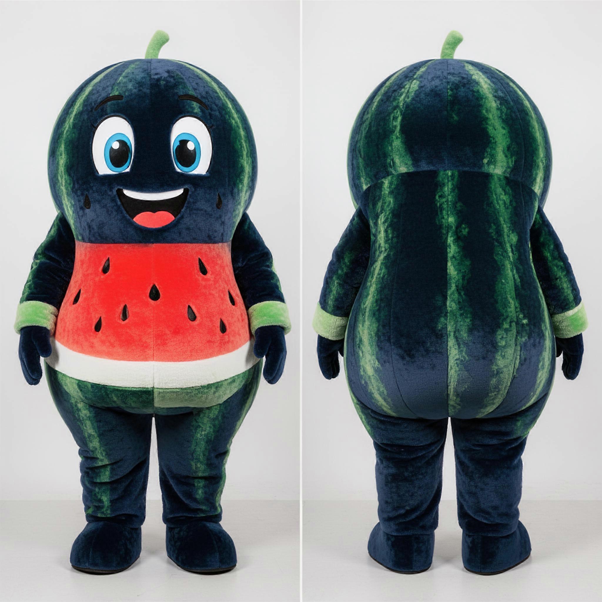 MASTICOT Navy Blue Rounded Watermelon Mascot