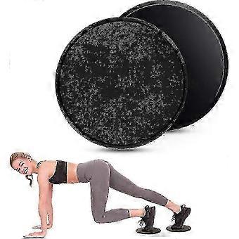 Dual Sided Core Sliding Discs, Core Workout Sliders for Home Fitness, Core Strengthening Exercise Sliders, Suitable for Wood Carpet Tiles, 2pcs