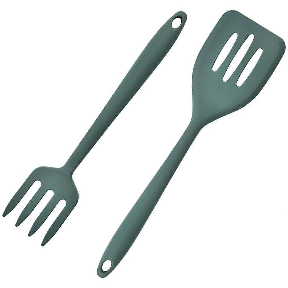 Silicone Fork Cooking Spatula Set for Kitchen Use with Non-Stick Multi-Function Portable Design