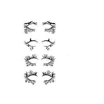 Halloween Eyeliner Adesivo Horror Moda Partito Trucco Strumento Pipistrello Ragno Decorativo Eyeliner Occhi