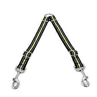 Reflective Stripe Double Head Pet Traction Rope Strap for Dog Puppy Green Single Head