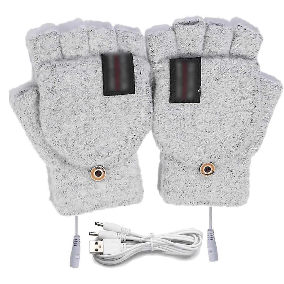 USB Heated Gloves for Winter Warmth