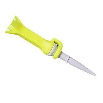 Professional Golf Tee 4 Prongs Claw Top Plastic 3'long Golf Training Aids White