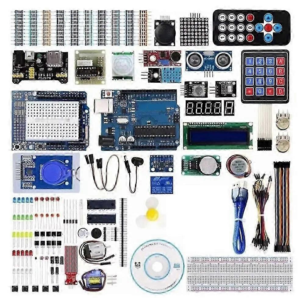 RFID Development Board Kit Maker Kit compatible with UNO R3 Super Development Board Beginner'S Basic Version US PLUG