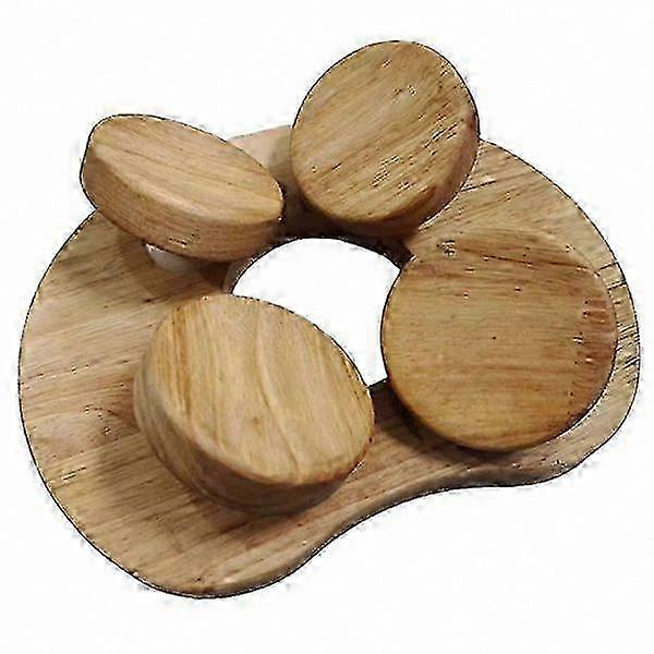 Ergonomic Solid Oak Sauna Backrest