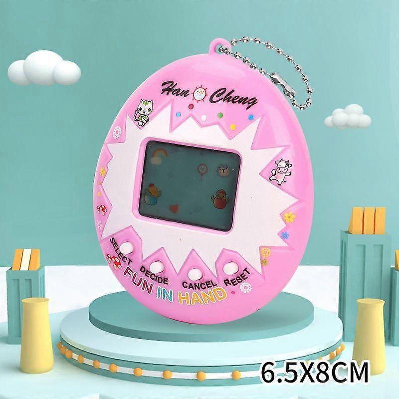 Handheld mini virtual pet game console 3076 Virtual Pet  Solid Yellow