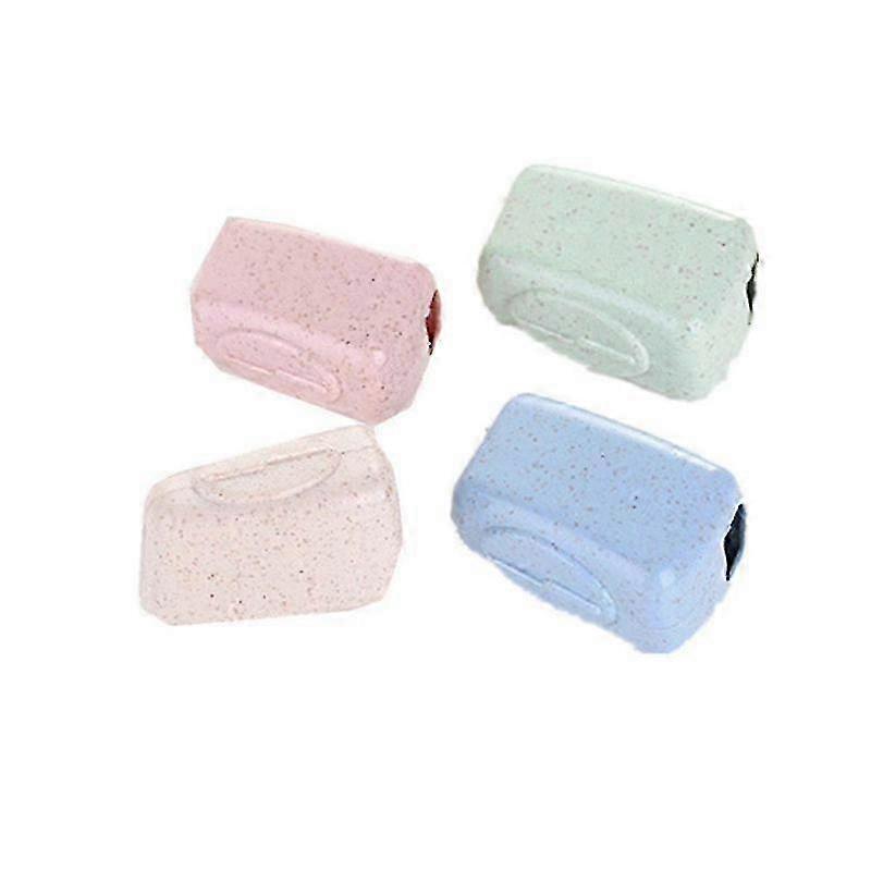 4-Pack Compact Toothbrush Caps