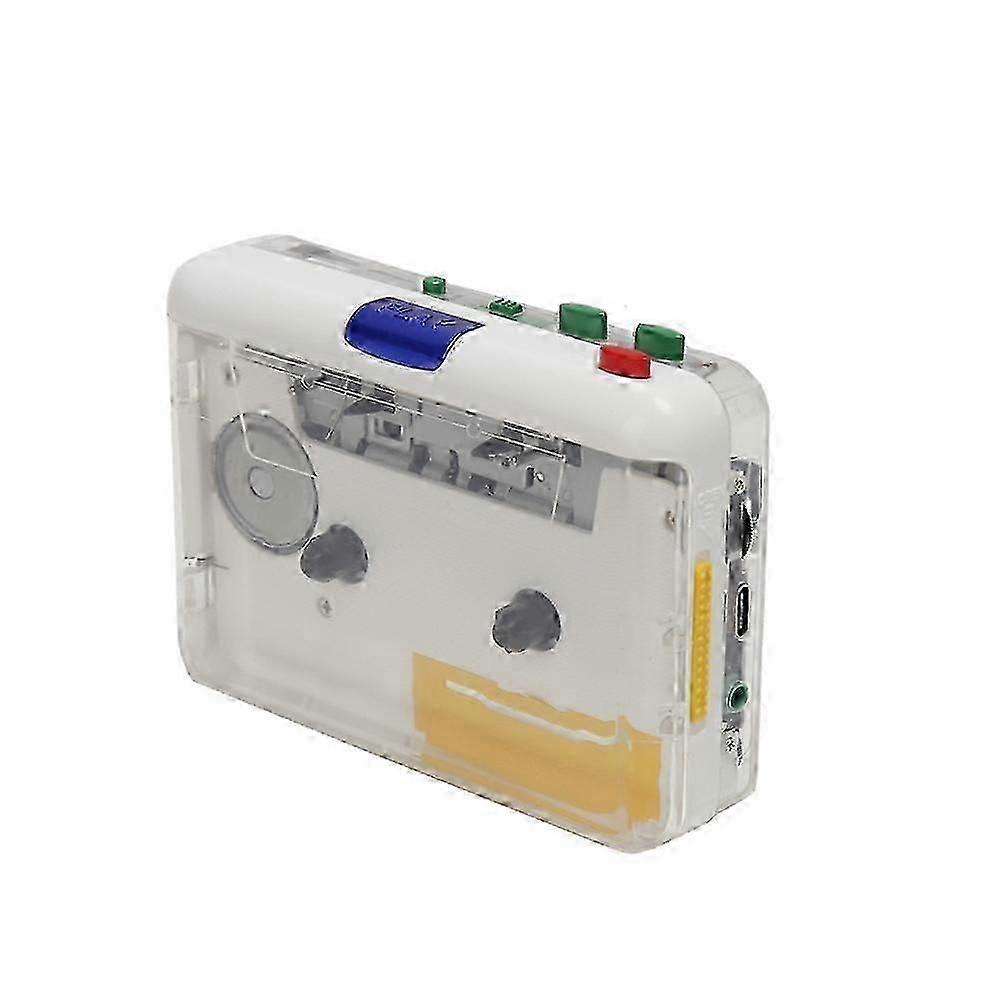 Multifunctional cassette player with MP3/CD Walkman function, automatic reverse, USB port, integrated microphone, and simple design.
