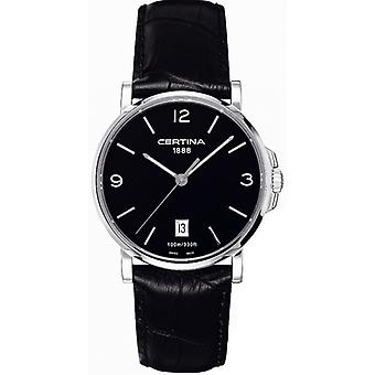 R. Certina cab. DS caimano esf.ng kvartsi analoginen nainen katsella Cowskin ranne koru C0174101605700