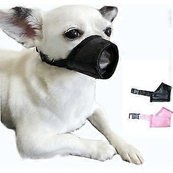 Soft Air Mesh Dog Muzzle for Small Dogs with Long Snouts  2 Pack, Quick-Fit,