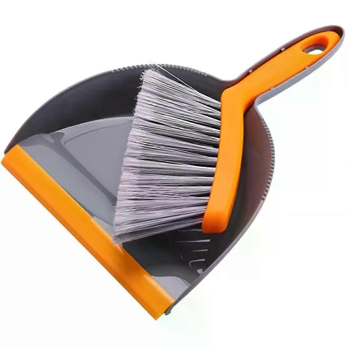 Mini Dustpan and Brush Set, Plastic Hand Cleaner for Desktop