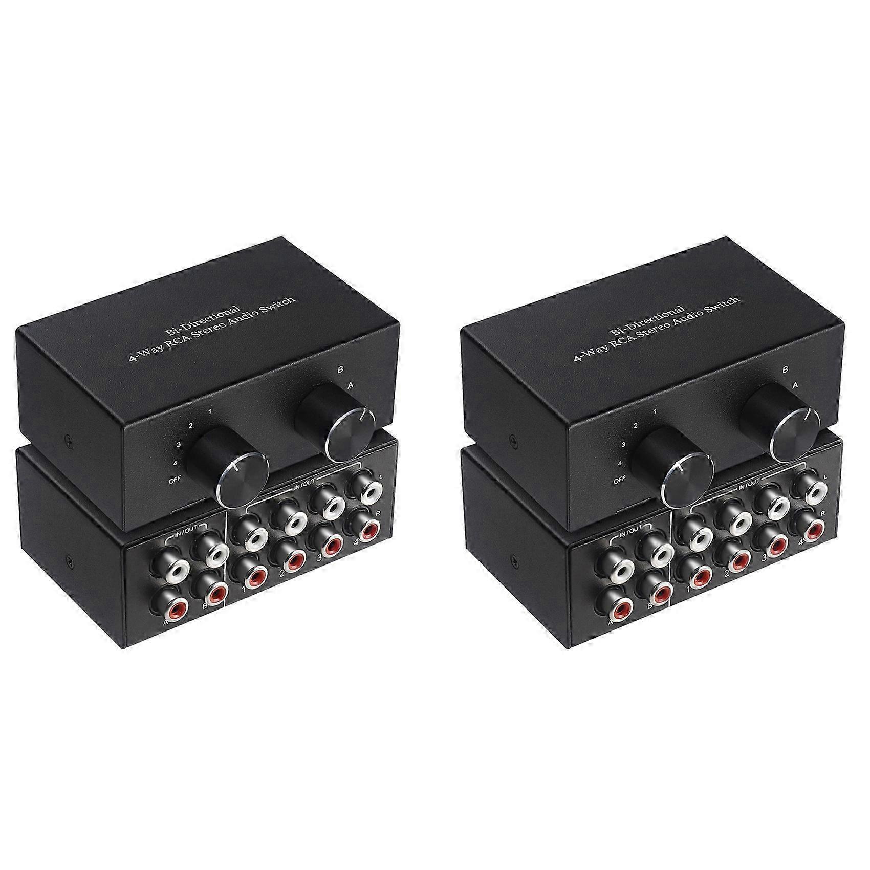 Passive Bi-Directional RCA Stereo Switch