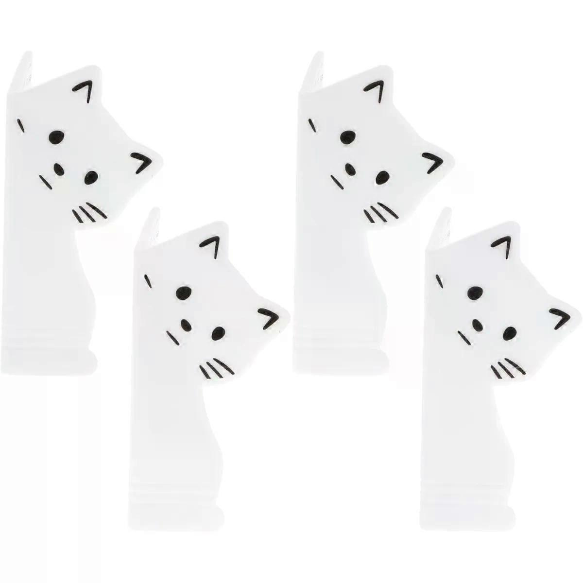 4 Pack Silicone Cat Corner Guards Self Adhesive Wall Protector