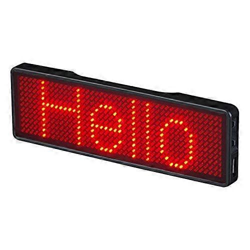 Led-naambordjes, draadloos, bluetooth, programmeerbaar