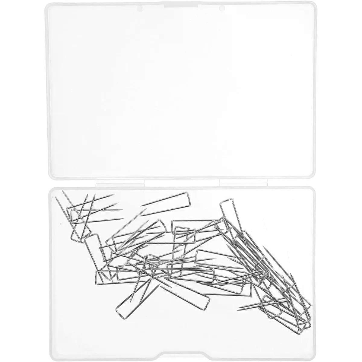 50pcs Stainless Steel U Shape Patchwork Pins for Sewing Beginners