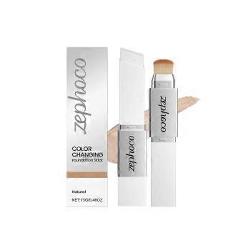 Natural Color Two-In-One Foundation Stick, Light, Hydrating, Long-Lasting, Non-Sticky ,13gHJ-01