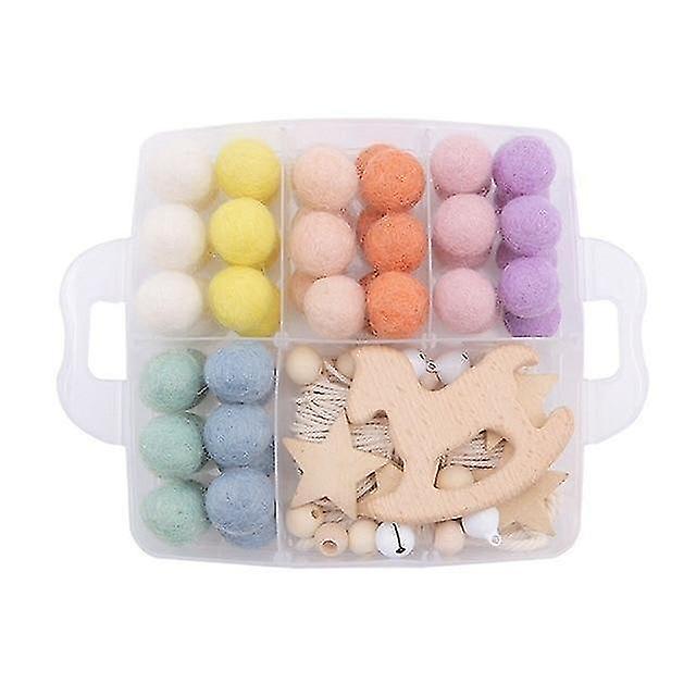 Perles de bois naturelles Diy Dentition