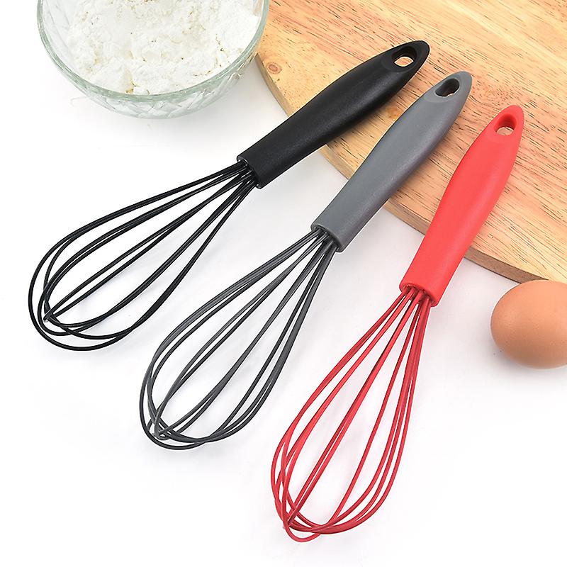 3pcs Flat Egger And Balloon Egg Raider -suitable For Non -stick Cooker, Silicone Red