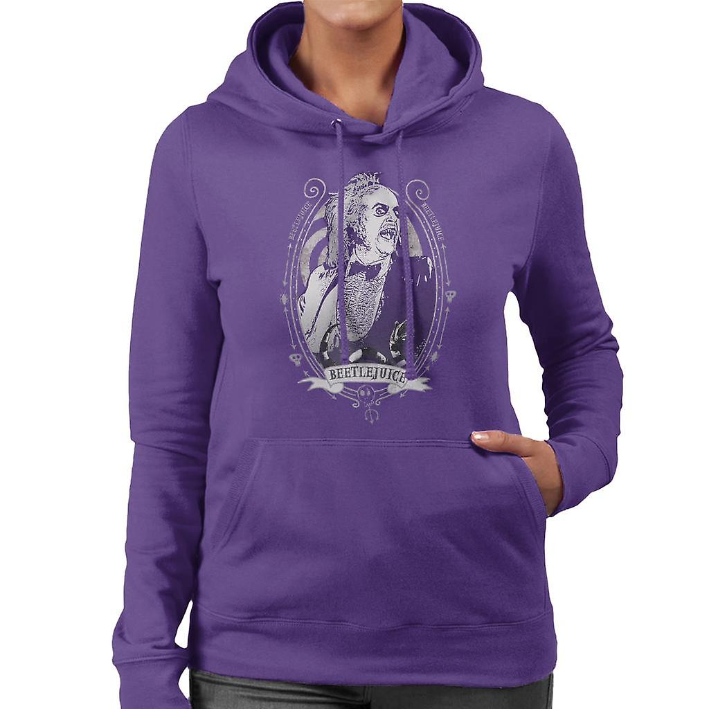 Beetlejuice Portrait Women's Hooded Sweatshirt