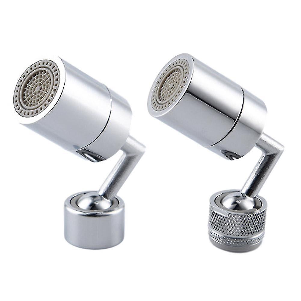 Splash Head Filter Tap Aerator Sprayer Diffuser Universal Water Expansion Silver2pcs) -e