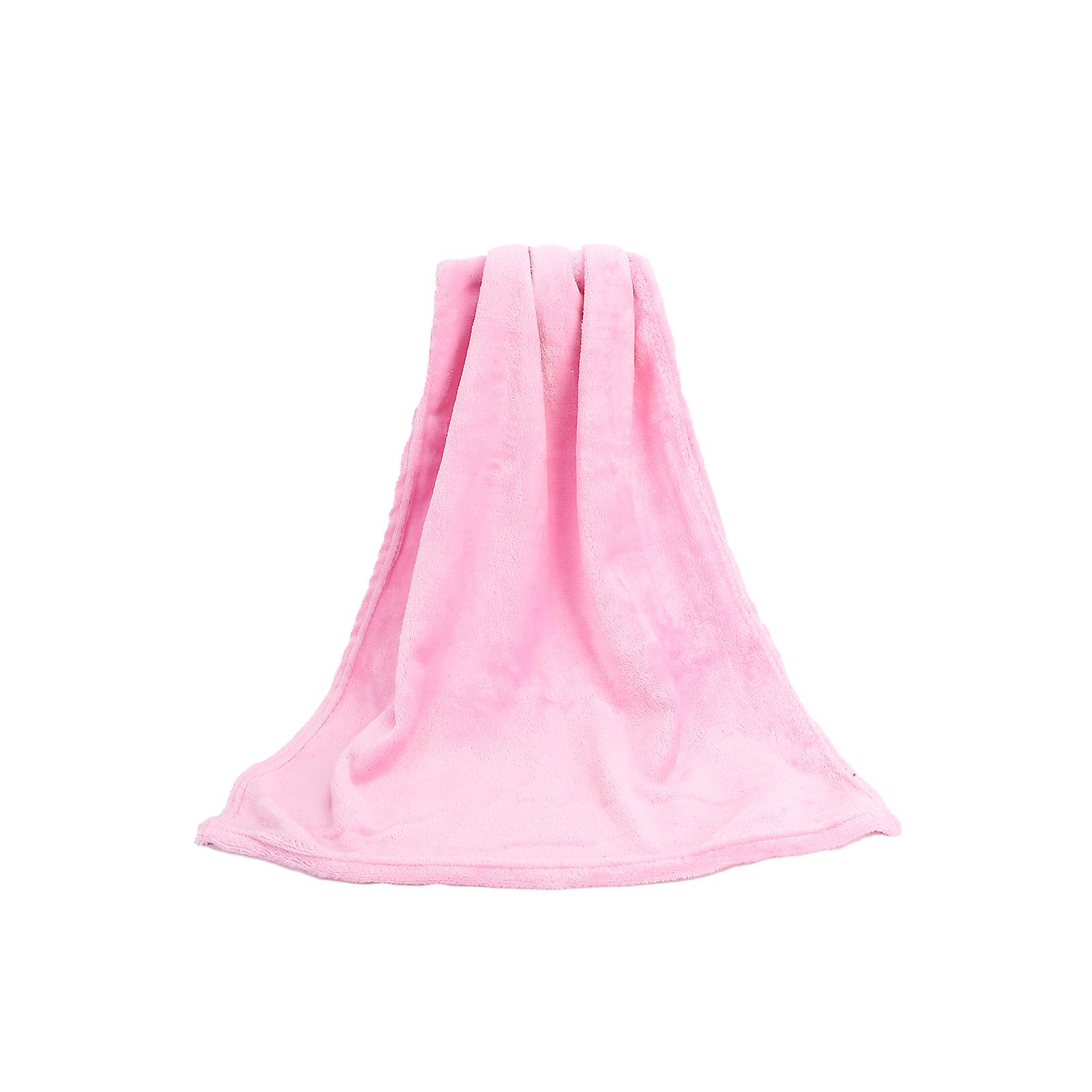 Coral Fleece Blankets Super Soft Shaggy Universal Solid-color Fleece Blankets For Sofa