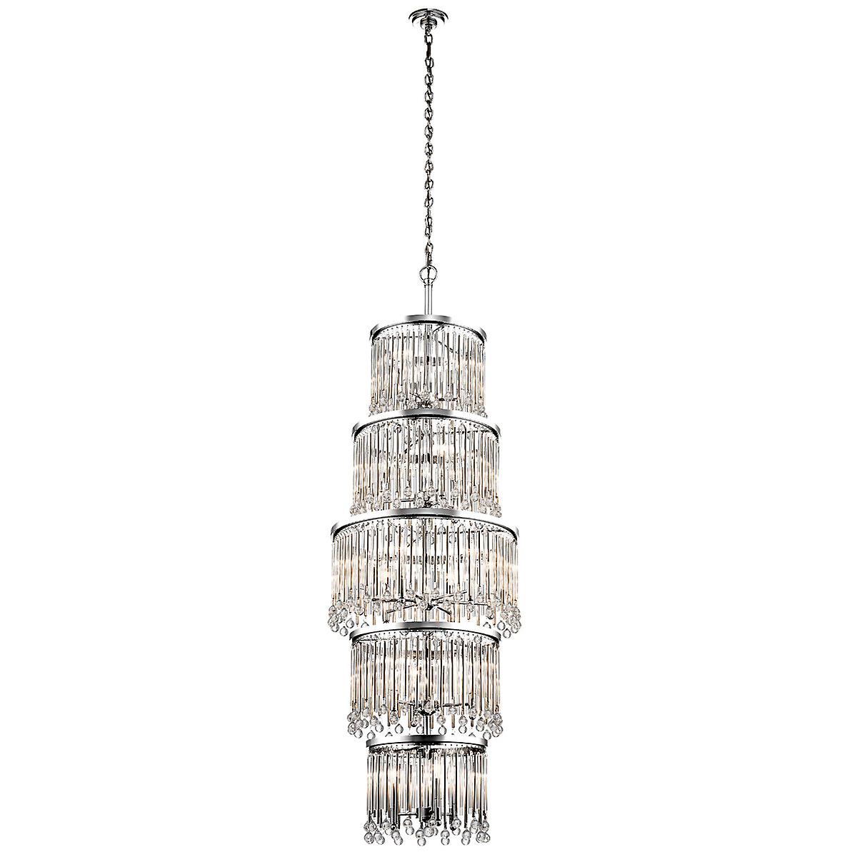Elstead Kichler Piper Chandeliers Polished Chrome