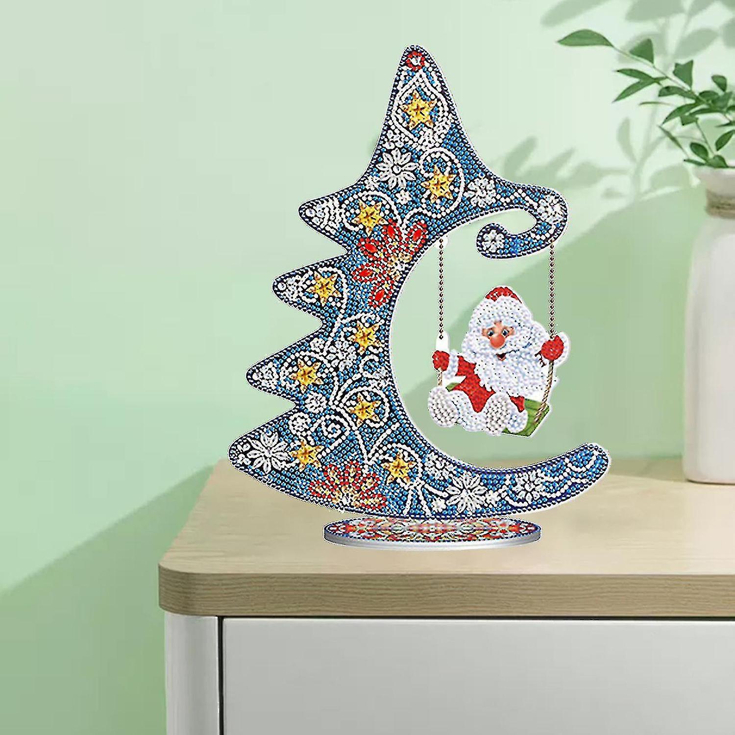 Diamond Painting Christmas Tree Craft 5d Diy Kit Ornament Gifts For New Year 1pcs