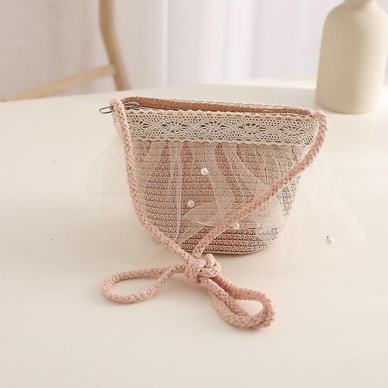 Straw Beach Bag For Children