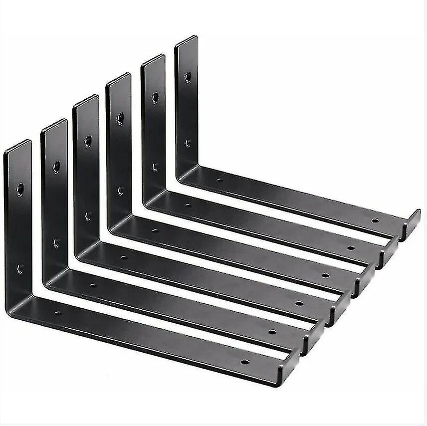 2pcs Shelf Brackets,industrial Wall Brackets, Heavy Duty L Shaped Shelf Support Frame Suitable To Wa