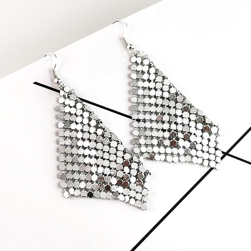 Women earring girl stud ear Drop Trendy Creative Acrylic Long s Dangle Sequins Tassel Drop Arrivals