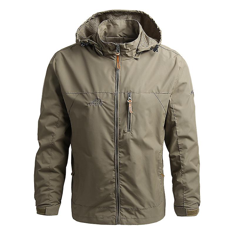 Men's Lightweight Spring And Autumn Windproof Jacket - High-quality, Comfortable, And Durable Outerwear For Outdoor Activities